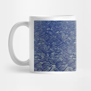 Ocean Waves - Seigaiha Wave - Eclectic Abstract Mug